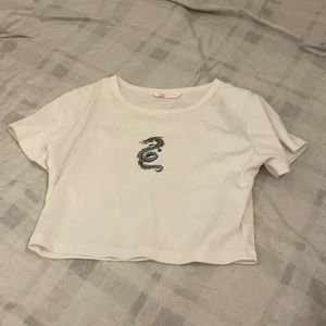 Romwe dragon graphic t